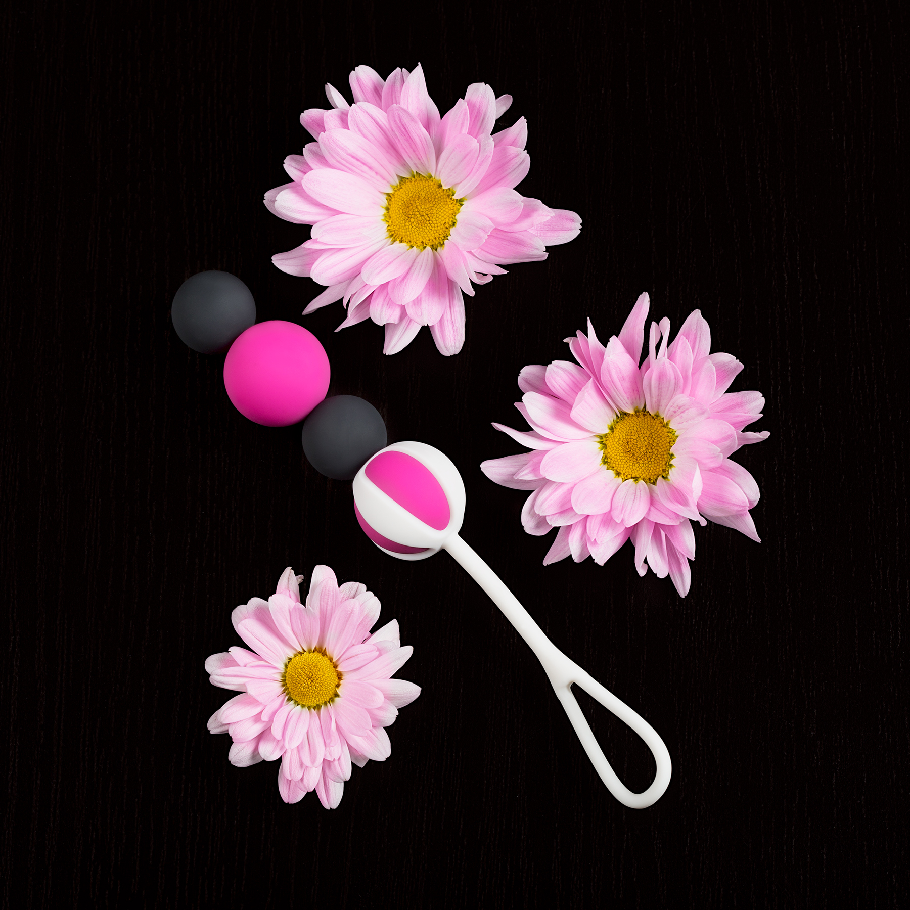 Вагинальные шарики Gvibe Geisha Balls Mini, розовые FT10516 - Gvibe - Вагинальные шарики с переменным центром тяжести - Купить